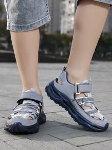 Boys Summer Convenient Hook-And-Loop Breathable Children Sports Sandals