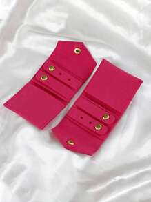 1件装奢华麂皮首饰卷式收纳盒 - 高级耳环、戒指、耳钉、项链收纳盒 - 小巧便携，保护性强，是度假、旅行的理想之选，女士首饰盒，首饰收纳盒