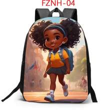 Cartoon Mode Stijl Student Casual Veelzijdige Rugzak, Tiener Dagelijkse Reisrugzak, Meisjes Schooltas
