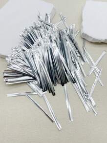 800条ABS礼品包装扭结，金色封口扎带，适用于包装袋 - 彩色 - 查看 7