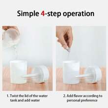 NetHong Small Portable Air Purifier Ultrasonic Humidifier Aroma Oil Diffuser USB Mute - Multicolor - View 9