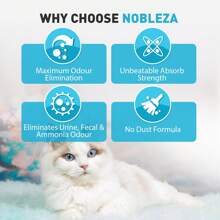 Nobleza - 3,8L Lettiera per Gatti in Silice Gel diamantato per Gattini  Assorbente - Beige - Visualizzare 8