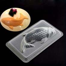NEW Plastic Cake Chocolate Mould Jelly Handmade 3D Koi Fish Sugar Craft Mold DIY - Multicolor - View 3