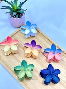 1/6pcs Plumeria Hairpin Flower Clip Hair Accessories High-Grade Hair Claw Headdress Female Hair All-Match Flower Clip Home Bathroom Decor Summer