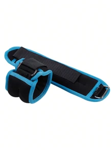 2pcs Set Adjustable 250g Weighted Wrist/Ankle Straps For Fitness, Dance, Running - Multifunctional Polyester Sports Weights With Steel Ball Filling - Unisex Gym Accessories - Multicolor - View 6