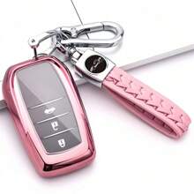 Premium TPU Car Key Fob Cover - Full Protection Case Key Shell For Crown For Prado For Highlander For RAV4 For Alphard For Vellfire For Harrier For BZ4X Anti Fall And Dust-Proof Keybag