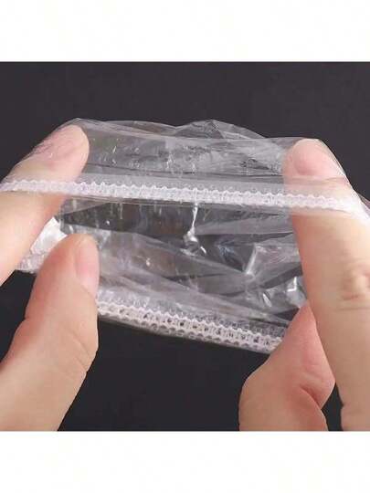 1/5/10/100/200pcs Transparent Bath Ear Covers, Waterproof Elastic Ear Covers, Thickened Large Size High Elastic Ear Covers, For Bathing And Hair Care, Convenient For Travel, Home Bathroom Decor, Autumn Decor, Back To School Decor