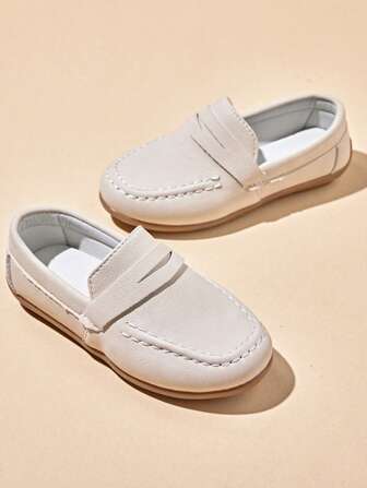 Boys' Fashionable Casual New Non-Slip Wear-Resistant Lightweight Loafers Oxford Shoes