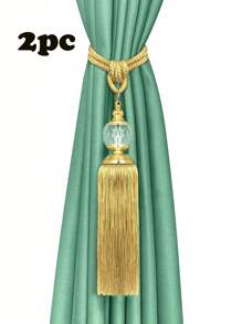 1pc/2pcs Luxury Crystal Pendant Tassel Tie Backs, Multi-Color Options, Suitable For Curtain Fixation And Decoration Gifts Birthday Graduation - Crystal Pendant - View 23