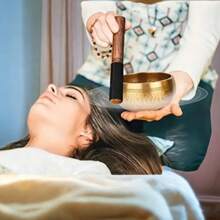 唱钵 3.15 英寸小号铜材质，声音清脆，适合醒悟、瑜伽、冥想、缓解心理压力，也可作为礼物赠送 - 彩色 - 查看 4