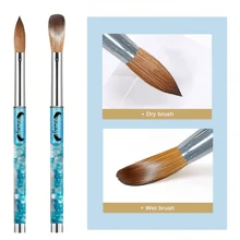 Acrylic Nail Brush Set - Acrylic Nail Brushes For Acrylic Application, Acrylic Powder Brushes For Acrylic Nails Tool Set For Nail Extension & 3D Carving, For Girls Women Wife Girlfriend Lover Valentine's Day Gifts