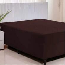 Waterproof Mattress Protector Box Double Mattress Cover - Rỉ Nâu - Xem 1