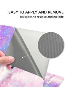 Laptop Skin Sticker Decal 15.4 Inch 15.6 Inch Laptop Vinyl Skin Sticker Cover Art Protection Laptop (Including 2 Wrist Pads Skin) - Multicolor - View 4