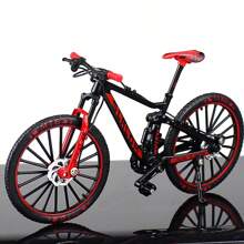 2025 New Model - 1pc Alloy 1:10 Scale Mountain Bike Toy Model, Freely Detachable Downhill Bike, Assorted Colors, Perfect For Birthday, Easter, Holiday Gifts, Random Text Style