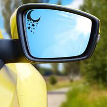 2 bucăți autocolante cu oglindă Star Moon - Adaugă Magic Touch Magic Decorului tău! - o marime - Vizualizare 4