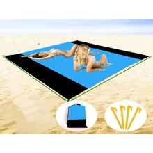 1 covoraș de plajă personalizat, potrivit pentru plaje, activități în aer liber, camping și călătorii ca partener de plajă esențial, permițându-vă să vă bucurați de o plajă fără haos și să vă lăsați cu amintiri frumoase - Multicolor - Vizualizare 13