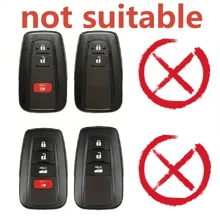 Premium TPU Car Key Fob Cover - Full Protection Case Key Shell For Crown For Prado For Highlander For RAV4 For Alphard For Vellfire For Harrier For BZ4X Anti Fall And Dust-Proof Keybag