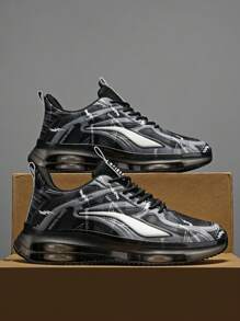 Unisex Casual Sneakers, Versatile Marathon & Jogging Mesh Shoes, Soft Sole & Upper, Anti-Slip, Shock-Absorbing Air Cushion, Lightweight & Breathable, Suitable For Outdoor Activities All Year Round, Men & Women