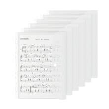 Eagle Binder Pocket, Binder Organizer, 6Pcs, 11 Holes Clear Binder Envelope With Snap Closure, Plastic Binder Folders For 2/3/4/11 Ring Binder Folder, Office Supplies, A4 Size,Back To School,School Supplies