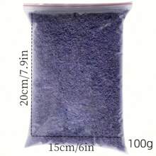 100g/3.52oz Fragrant Dried Lavender Flowers - 100% Natural Purple Lavender Buds, Suitable For DIY Crafts, Sachets, Wedding Toss, Candles And Soap Making - Ideal For Christmas, Mother's Day And Other Holidays