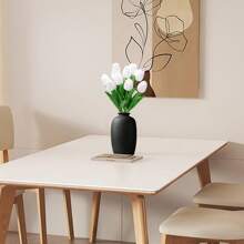 10 件迷你 PU 逼真郁金香人造花 - 非常适合婚礼、家居装饰、摄影道具 - 彩色 - 查看 10