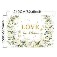 Pink Floral Wedding Shower Party Decoration Backdrop For Wedding Portrait Photography Scene Decoration Banner Vinyl