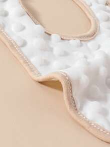 Set de 5 baberos en forma de U para bebés, estampados florales de algodón anti-regurgitación y babas para niñas