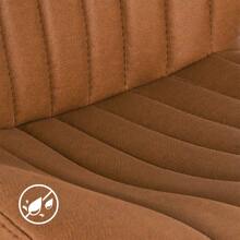 Nalupatio Modern Bar Stools Set Of 2,Adjustable Swivel Barstools,Counter Height Stool Chair With High Backrest For Dining Room - Brown - View 7