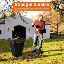 1pc Metal Trash Bag Holder - Garbage Bag Holder Frame Holds 30-45 Gallon Plastic Bags-Multi-Use Outdoor Leaf Bag Stand Yard Camping Garden Lawn Party Supplies