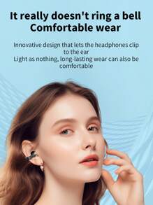 GD11 单耳机，OWS 夹式半入耳式，外部扬声器，带按钮的耳机，适用于运动和商务 - 多色 - 查看 5