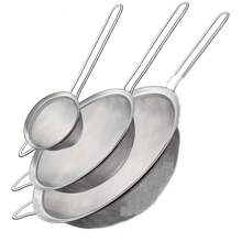 1/3 件不锈钢网状过滤器套装，不带电厨房用具，用于果汁、面粉、茶、豆浆过滤