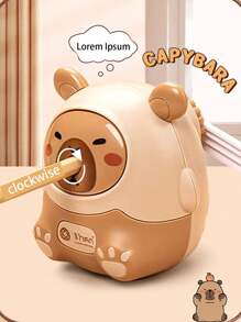 1pc Capybara Shaped Sharpener, Cute & Cartoonish, Multipurpose & Easy To Use Student Pencil Sharpener, Thick Material Durable Anti-Drop Alloy Blade, Suitable For Various Pencil Sizes Back To School