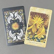 Solar Kingdom Tarot - 78pcs Vintage Tarot Cards Fortune Telling Game