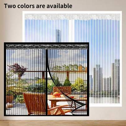 Summer Magnetic Mosquito Net Curtain For Home, Breathable Dense Sheer Window Screening, Auto Adhesive Curtains Curtains For Living Room Kitchen Room Decor Home Decor Living Room Kitchen Decor Living Room Decor Room Decor Curtains Bedroom