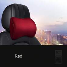 Car Neck Pillow, Elastic & Breathable Vehicle Seat Headrest Cushion With Memory Foam, Ergonomic Design, Car Accessories, Suitable For Office & Home Use