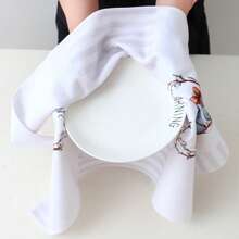 1/2 piezas Toallas de cocina modernas de poliéster, 17.7x27.5 pulgadas, diseño súper suave tejido de conejito de Pascua y huevo, lavable a máquina, decoración de granja cuadrada de primavera, regalo estacional