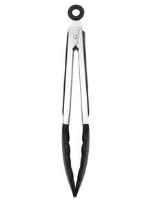 Ensemble de 8 ustensiles de cuisine en silicone pour poêles antiadhésives - Outils de cuisine résistants à la chaleur avec crochets (Noir) - Comprend une spatule, une pelle à égoutter, une cuillère à riz, un passoire, une louche à soupe, des pinces à aliments, une pelle à wok, une pince à nouilles - Ustensiles de cuisine essentiels pour le sauté