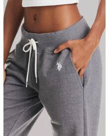 U.S. Polo Assn. Womens Sweatpants Joggers, French Terry Lounge Pants For Women - Than cây thạch nam - Xem 4