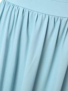 ZANZEA Women Summer Square Neck Sleeveless High Waist Split Tank Sundress Holiday Party A-Line Swing Long Dress - 綠色 - 查看 9