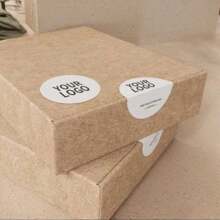 30-1000 chiếc Nhãn cao cấp Nhãn dán tùy chỉnh Giấy không tráng phủ Tròn - Nhãn dán doanh nghiệp được cá nhân hóa có Logo Tên và Hình ảnh Con dấu, Keo dán, Đa chức năng, Trang trí Tinh tế, - tròn - Xem 4