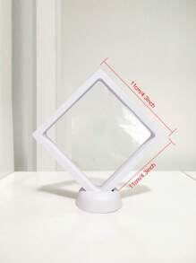 1set Multi-Color 3D Levitation Commemorative Coin Jewelry Display Stand, Collectible Figure Stand, Storage Box - Black - View 18