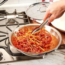 All-Clad Specialty - Juego de 5 herramientas de cocina de acero inoxidable con herramientas de cocina, utensilios de cocina plateados - 1 - Ver 8