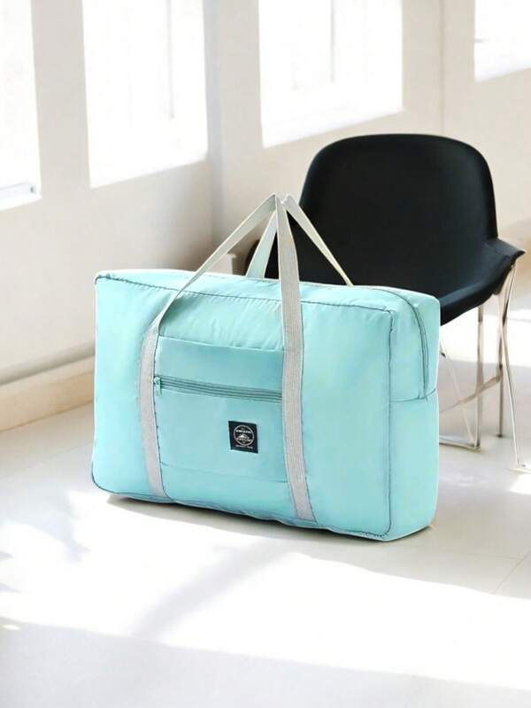 Bolsa de viaje plegable para equipaje de mano, Bolo plegable de viaje, Bolso de nailon Resistente al Agua 1pz