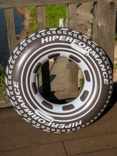 1 pezzo Enorme anello da nuoto gonfiabile per adulti, accessorio per feste in piscina estive, forniture per feste di compleanno per adulti, decorazione per feste in piscina a tema gare di camion