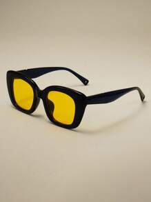 1 Pair Creative Fashion Fashion Glasses, Metal Hinge & Arm Design, Suitable For Daily, Outdoor Sports, And Vacation