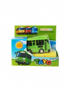 1 件和 4 件迷你校车 - 反弹迷你巴士拼图套装玩具