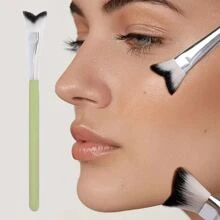 新款柔软高光刷、V形轮廓刷、腮红刷、不吸油清洁化妆刷、多功能化妆工具、粉底刷、遮瑕刷、腮红刷、轮廓刷、修容刷、散粉刷、粉底刷、腮红刷 - 彩色 - 查看 16