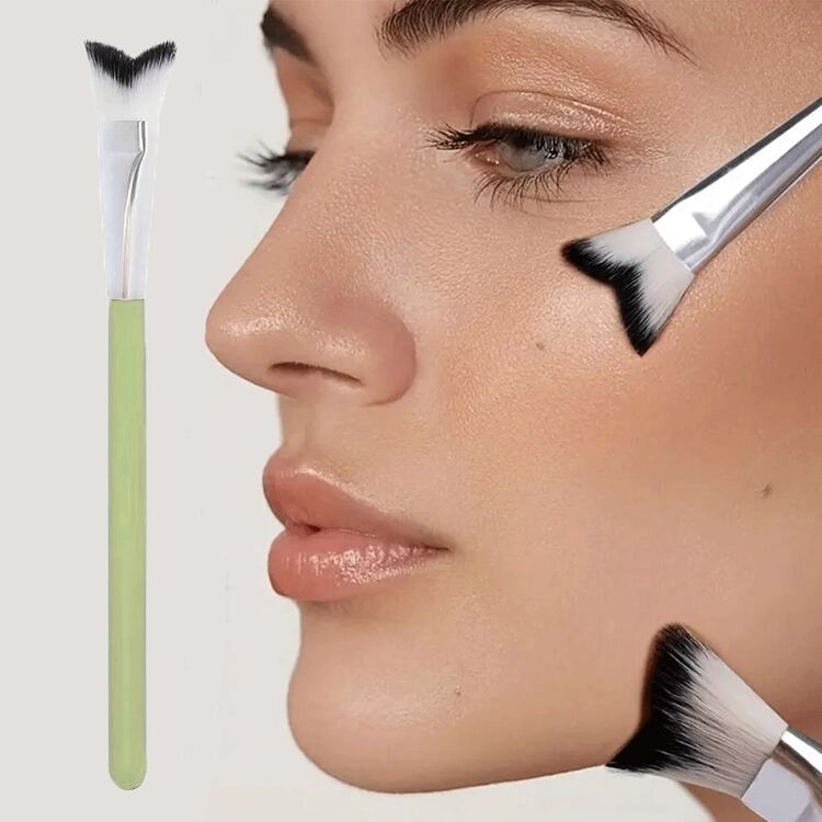 新款柔软高光刷、V形轮廓刷、腮红刷、不吸油清洁化妆刷、多功能化妆工具、粉底刷、遮瑕刷、腮红刷、轮廓刷、修容刷、散粉刷、粉底刷、腮红刷 - 彩色 - 查看 16