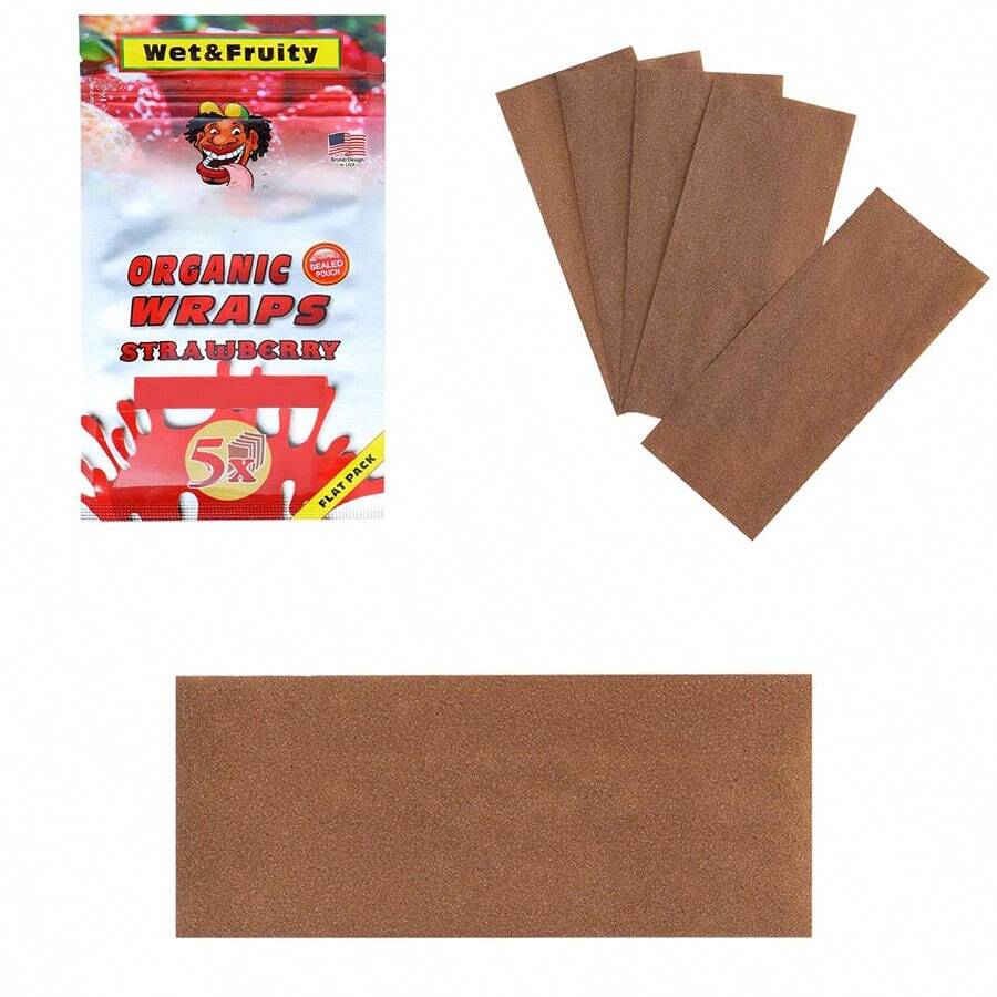 Papel de liar cigarrillos de 110 mm, empaque con impresión de frutas - fresa, arándano, uva, sandía, vainilla, empaque elegante, accesorios para fumar