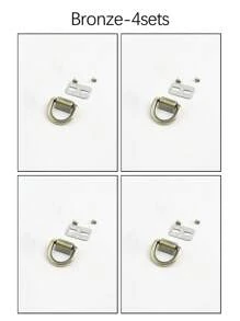 Metal D-Ring Lobster Clasp For Handbags And Crossbody Bags - DIY Wallet Chain Accessories, Detachable DIY Hardware With Screw Accessories, Suitable For Bags And Phone Cases, Tools Not Included - Multicolor - View 19